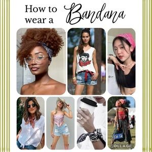 How to Wear a Bandana *Like this listing*